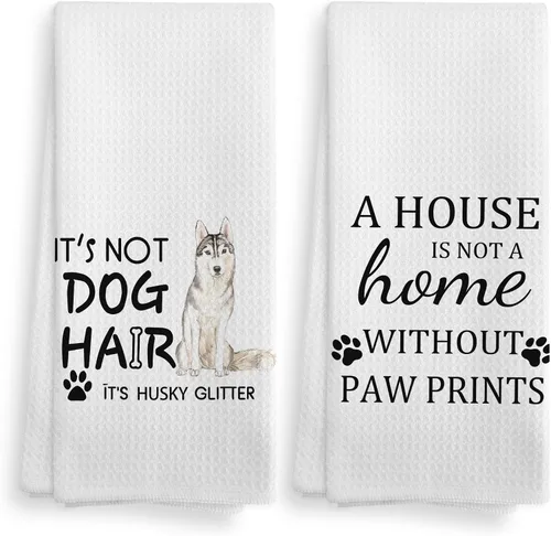 Vista 33 de Basset Hound Dog - Juego de 2 toallas de cocina y paños de cocina, decoración de perro, regalos de Basset Hound para mujeres, 16 x 24 pulgadas