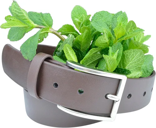 Vista 3 de Cinturones veganos para hombres, súper resistente, virtualmente indestructibles, cinturones de verdad (SLUG)