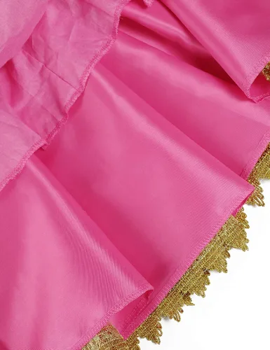 Vista 5 de DOCHEER Disfraz de princesa para niñas pequeñas vestido de fiesta de cosplay 2-12 T