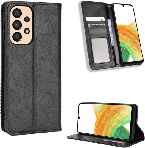 Vista 23 de Funda para BLU Bold N2, funda de piel sintética para BLU Bold N2, funda para BLU Bold N2 5G N0050UU Funda de piel sintética negra Negro