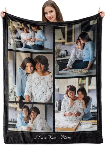 Vista 34 de Manta personalizada con imagen, mantas personalizadas para adultos y niños, manta de fotos personalizable, mantas personalizadas como regalo