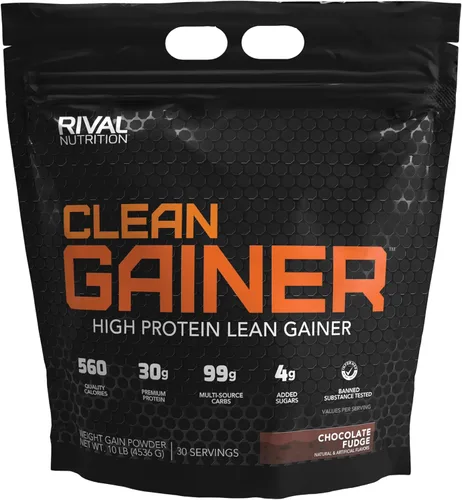 Vista 11 de RIVAL NUTRITION Clean Gainer I - Mezcla de bebida en polvo con alto contenido de proteínas, 1.06 onzas de proteína por porción