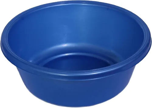 Vista 12 de Ybm Lavabo para casa, redondo, de plástico Blanco con puntos
