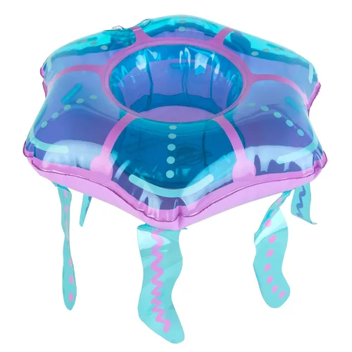 Vista 6 de BigMouth Inc Inflatable Drink Holder for Pool, Floating Cup Holder for Hot Tub & Water, Fun Outdoor Beverage Float