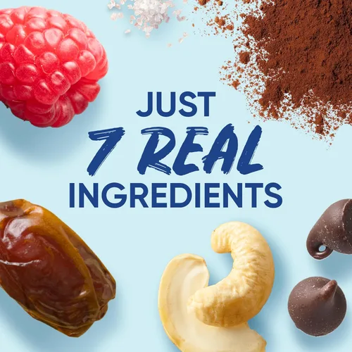Vista 4 de Larabar Trufa de frambuesa y chocolate, barras de frutas y nueces, sin gluten y veganas, 9.6 onzas, 6 unidades Sin gluten, vegano, sin lácteos