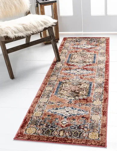 Vista 22 de Unique Loom Utopia Collection Alfombra tradicional, geométrica, tribal, tonos cálidos beige (9 pies 0 x 12 pies 0)