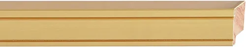 Vista 7 de Marco de fotos de madera real dorada de 5 x 5 pulgadas de ancho de 1.25 pulgadas Profundidad del marco interior de 0.75 pulgadas Fremont Gold