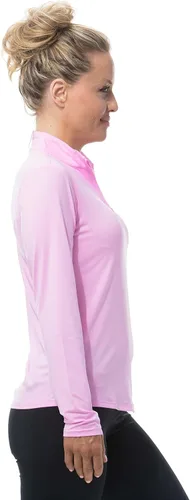 Vista 2 de SanSoleil Sunglow UV 50 - Camiseta de manga larga con cremallera para mujer