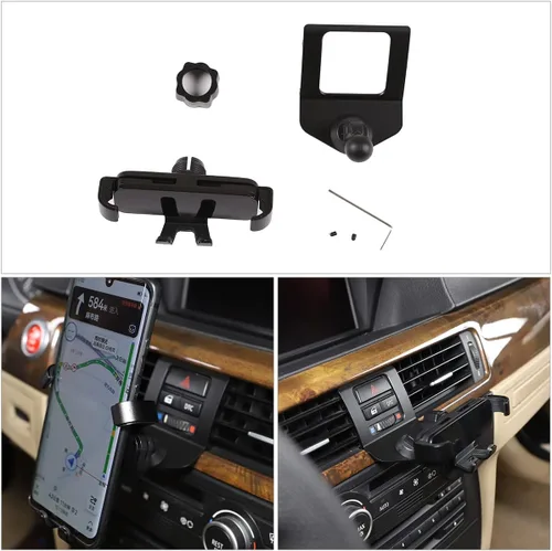 Vista 4 de CHEAYAR Soporte para teléfono de automóvil, soporte de teléfono para automóvil E90 E91 E92 E93, para todos los teléfonos móviles, clip para tablero