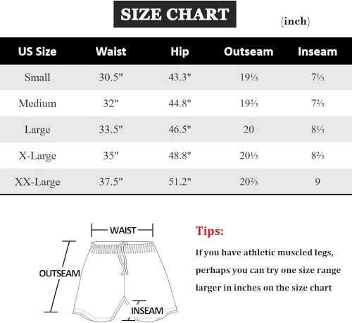 Vista 6 de SILKWORLD Men's Swim Trunks Quick Dry Swimsuit Shorts with Pockets