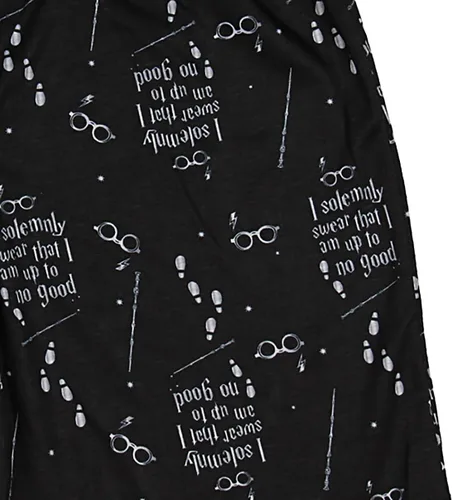 Vista 4 de Harry Potter Conjunto de pijama con espalda cruzada Marauder's Map para niña