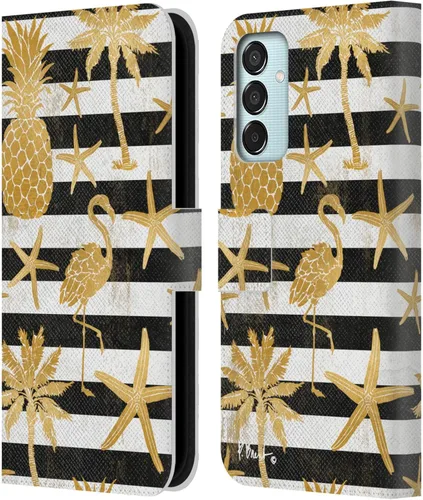 Vista 7 de Head Case Designs Officially Licensed Paul Brent Agate Mermaid Coastal Leather Wallet Case Compatible with Samsung Galaxy M15/F15 5G