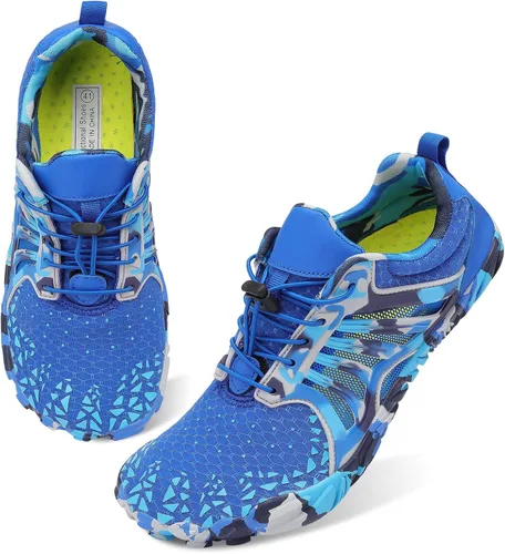 Vista 2 de Scurtain - Zapatos de agua unisex para hombre y mujer, de secado rápido, sensación de pies descalzos, zapatos acuáticos deportivos, para senderismo