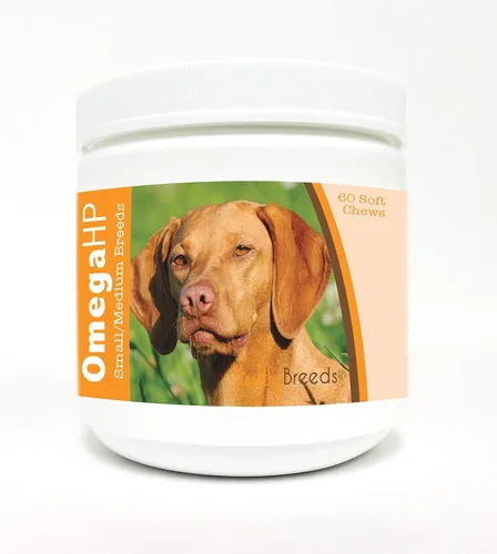 Vista 36 de Healthy Breeds Affenpinscher Omega HP - Masticables suaves para piel y pelaje, 60