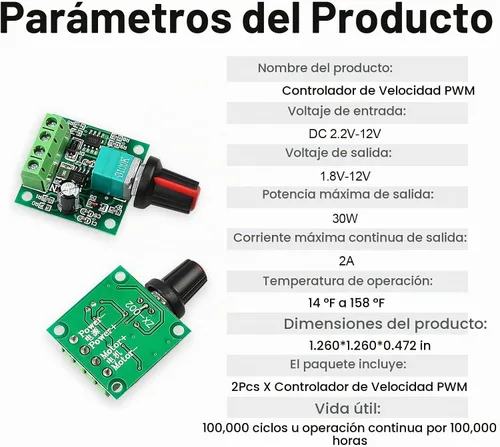 Vista 3 de Exqutoo - Controlador de velocidad PWM