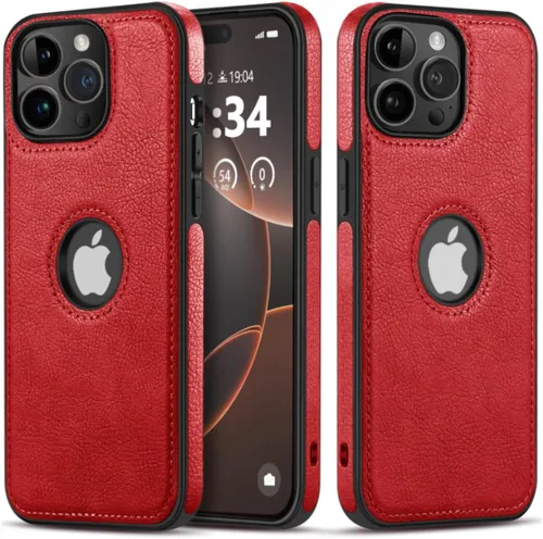 Vista 9 de Funda protectora de cuero de lujo con diseño único para iPhone 11 Pro Max, antideslizante, resistente a los arañazos, ultra delgada, funda Negro