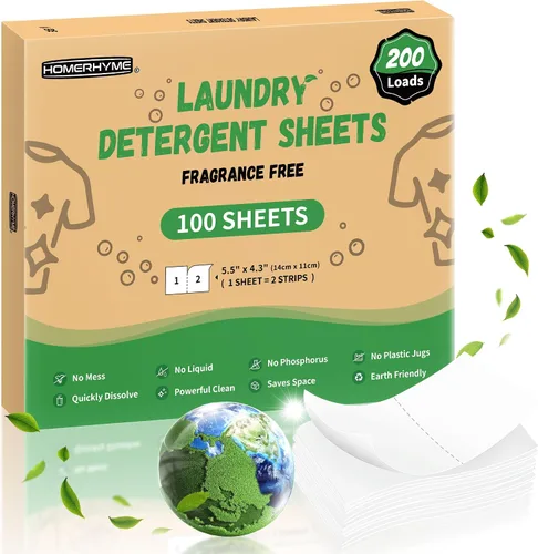 Vista 15 de Sábanas de detergente para ropa – Fresh Linen 120 Cargas de detergente para ropa sucia a granel, detergente de viaje a granel, ecológicas e