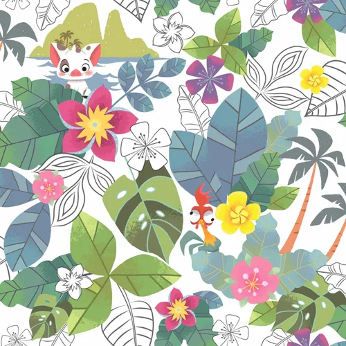 Vista 3 de RoomMates RMK3383GM calcomanías para pared gigantes autoadhesivas de Disney Moana