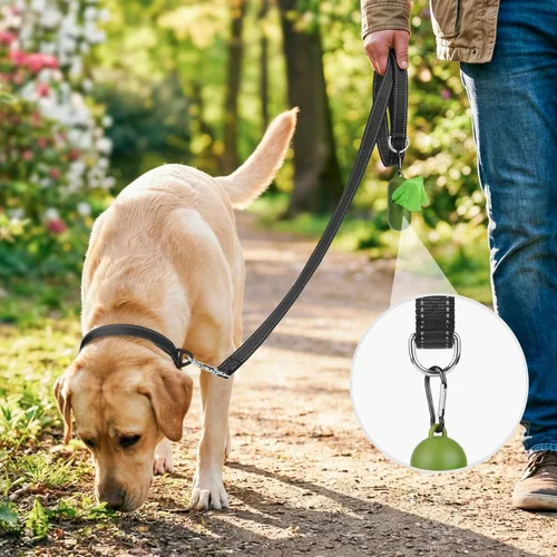 Vista 2 de Joytale - Correa reflectante de doble cara para perro, 6, 5 y 4 pies, resistente de nailon, asa acolchada, para pasear perros pequeños y medianos