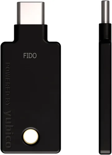 Vista 2 de Yubico - Clave de seguridad C NFC - Compatibilidad básica - Autenticación multifactor (MFA) Clave de seguridad y llave de acceso, Conexión a través