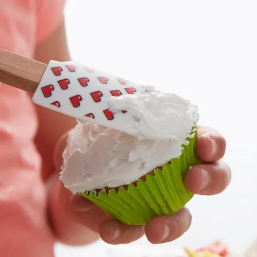 Vista 4 de Wilton ROSANNA PANSINO Wilton Nerdy Nummies - Espátulas de silicona, juego de 2 espátulas de silicona