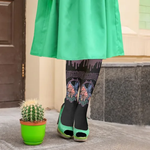 Vista 5 de devor Boot Socks Women High Women's Sock Long Football Socks Kawaii magic mushroom Sock