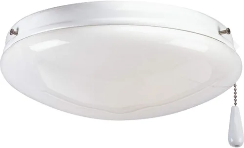 Vista 9 de Progress Lighting kit de luz de ventilador de techo de 1 luz para ventiladores de techo de la colección AirPro, estilo clásico transicional