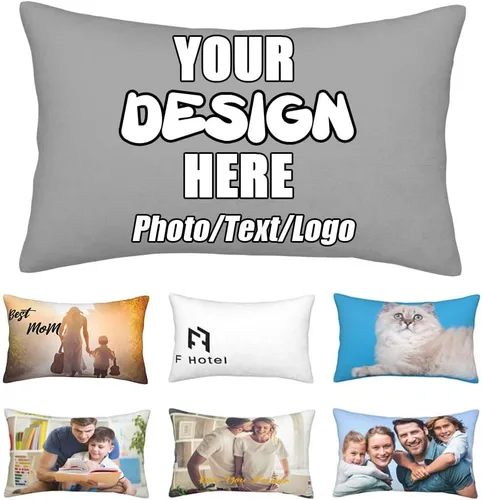 Vista 18 de Funda de almohada decorativa personalizada con foto de pareja, funda de cojín decorativo personalizada, fundas de almohada personalizadas