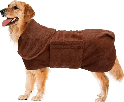 Vista 16 de Geyecete Pineapple Grid - Toalla de baño súper absorbente para perros y gatos, de secado rápido, color verde, talla XS