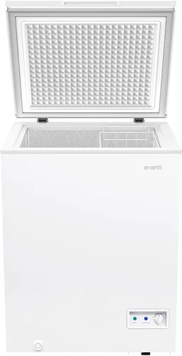 Vista 4 de Avanti CF35F0W - Congelador de cofre listo para garaje (3.5 pies cúbicos), color blanco