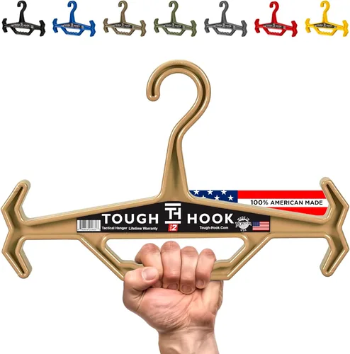 Vista 30 de Tough Hook ID - Percha de identificación resistente, fabricada en Estados Unidos, tapa de 200 libras, portaplatos, equipo táctico, buceo BCD