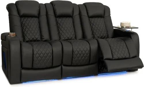 Vista 31 de Seatcraft Virtuoso 365 - Asiento de cine en casa (3 unidades), color ébano