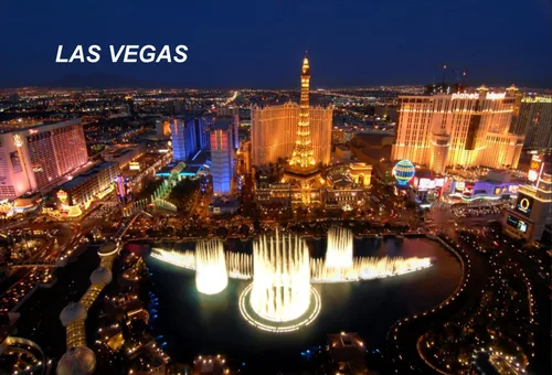 Vista 6 de Nevada USA United States - Imanes para nevera (1 pieza, estilo: Las Vegas #K2)