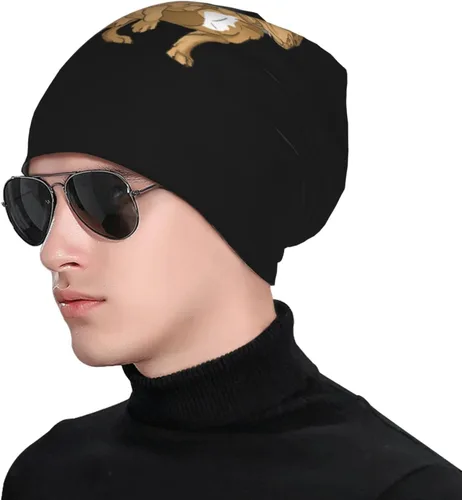 Vista 4 de American Bully - Gorro de punto para adulto, gorro de invierno cálido para hombre y mujer