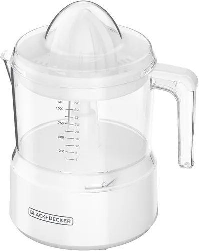 Vista 13 de Exprimidor de cítricos Black & Decker de color blanco de 34 onzas modelo CJ625
