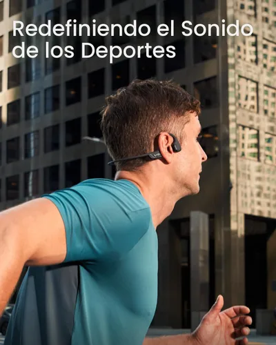 Vista 4 de SHOKZ OpenRun Pro 2 Mini Auriculares deportivos Bluetooth de conducción Negro