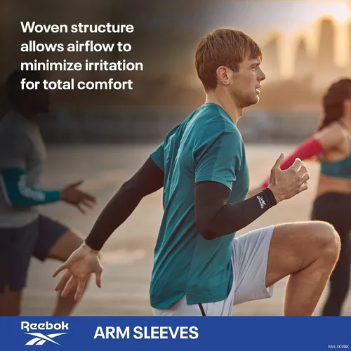 Vista 3 de Reebok Compression Arm Sleeves for Men and Women