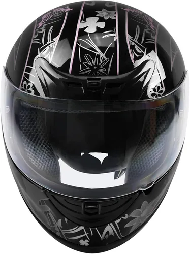 Vista 3 de TCMT Tamaño-M DOT Casco de motocicleta con mariposa, tapa abatible, cara completa, para la calle, para bicicleta de tierra, casco para adultos, ATV