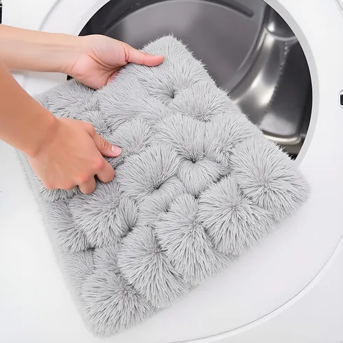 Vista 5 de Cama ultrasuave y esponjosa para perros de tamaño pequeño y mediano, cama cálida para perros calmante, con almohadilla lavable, almohadilla de felpa