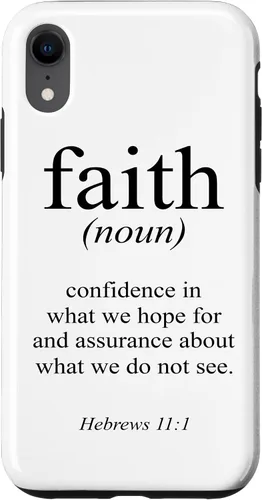 Vista 25 de Religious Jesus Christian Faith Definition Hebrews 11:1 Case for iPhone 17
