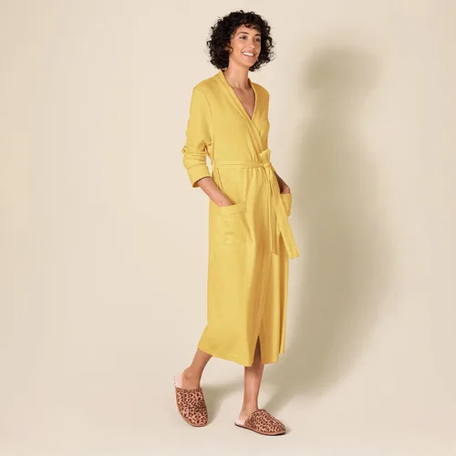 Vista 5 de Tienda Essentials Bata ligera de punto gofre de longitud completa para mujer (disponible en tallas extragrandes)