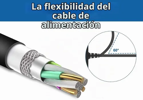 Vista 3 de Cable adaptador de corriente de repuesto Intex 28620ep compatible con Intex 28620 28620E 28620EP CL1704 12269 Cable de carga portátil al vacío