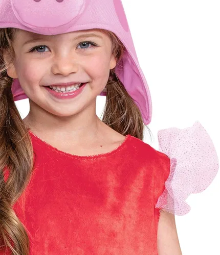 Vista 4 de Disfraz clásico de Peppa Pig para niños