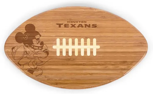 Vista 25 de PICNIC TIME NFL NFL Mickey Touchdown - Tabla de cortar y bandeja para servir de fútbol americano
