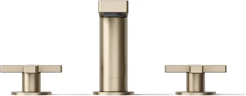 Vista 9 de KOHLER K- 73060-3-BV COMPOSED™ WIDESPREAD GRIFO CRUZADO, Bronce cepillado vibrante