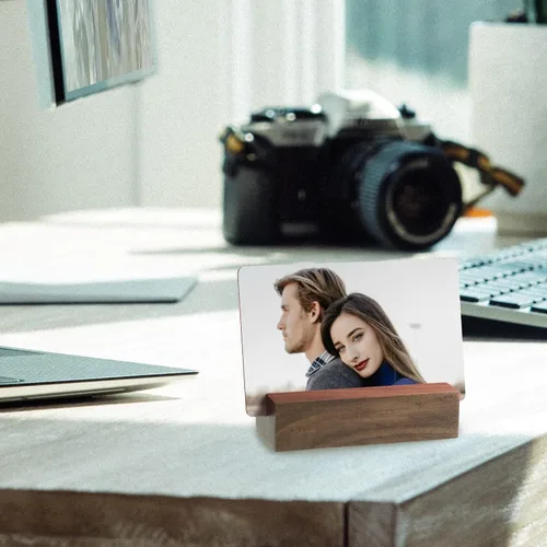 Vista 8 de Tarjeta personalizada con foto y/o texto grabado cartera Love Insert Card