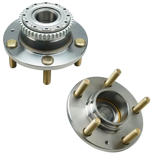 Vista 81 de Detroit Axle - 2.2L Bujes de rodamiento de rueda delanteros de 2 piezas para Honda Accord 90-97, 97 Acura CL, 2 rodamientos de ruedas y conjunto