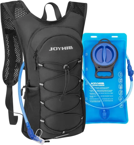 Vista 8 de JOYHILL Vejiga de hidratación de TPU, vejiga de agua de 1.5L 2L 3L para mochila de senderismo sin BPA a prueba de fugas paquete de hidratación