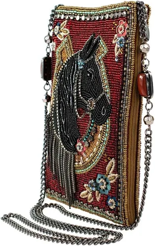 Vista 4 de Mary Frances Let's Gallop - Mini bolso cruzado y monederollavero, Multi