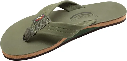 Vista 19 de Rainbow Sandals - Sandalias de cuero de primera calidad para mujer Cafe